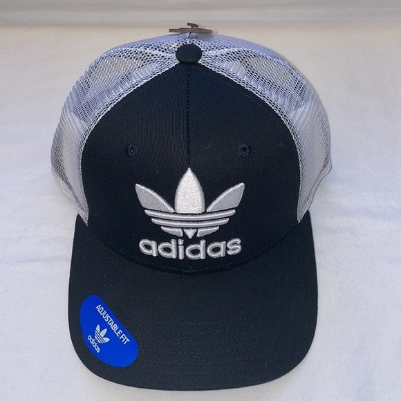 LAST ONE AVAILABLE!! - New Men's Adidas Trefoil Original Adjustable Trucker Hat - Picture 6 of 15